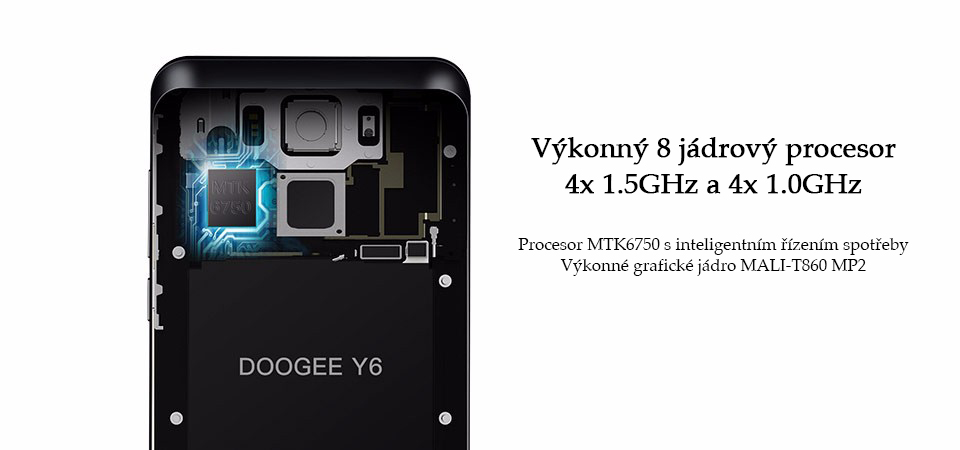 Doogee Y6 výkon